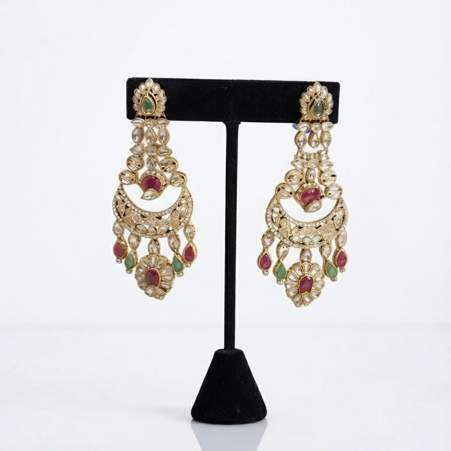 Elegant Kundan Earrings ✨
