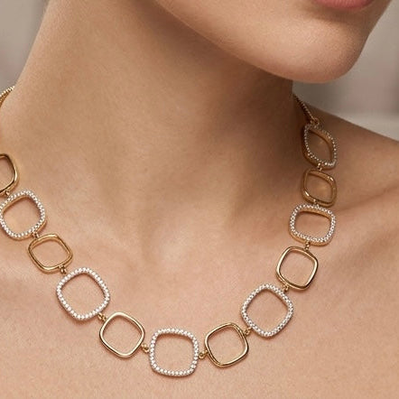 Luxury geometric jewellery set