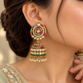Elegant Kundan Jhumka Earrings ✨
