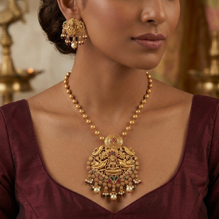 Rajputana Temple necklace set