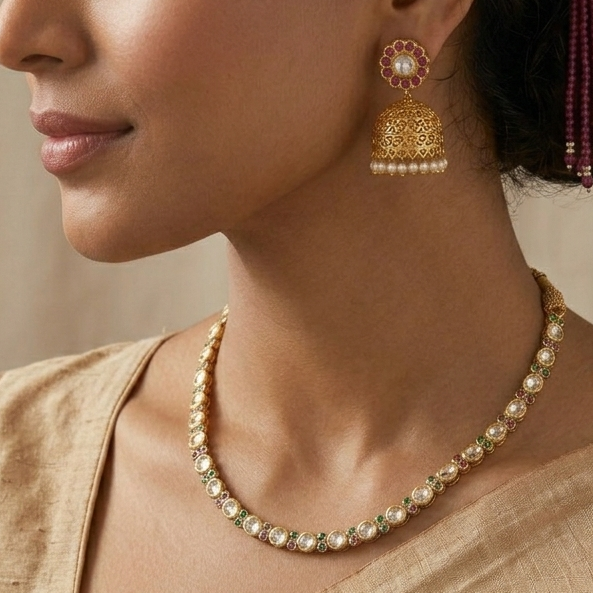 The Royal heirloom Kundan set